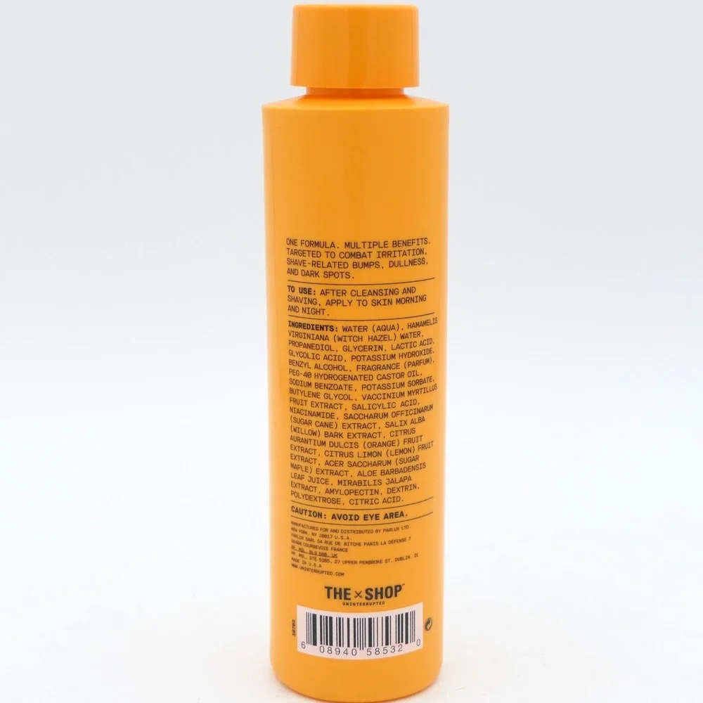 The Shop Aftershave Toner For Men Anti-Bump Solution 2 Pack 5 oz ea Nourish Face